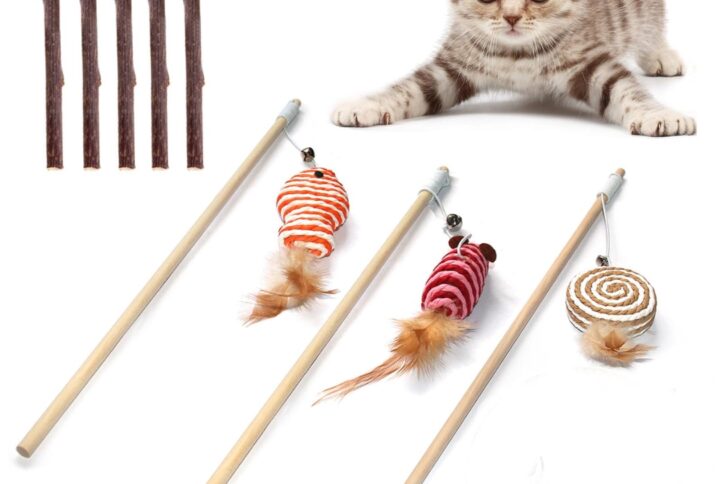 Wooden Stick Toy for Cat