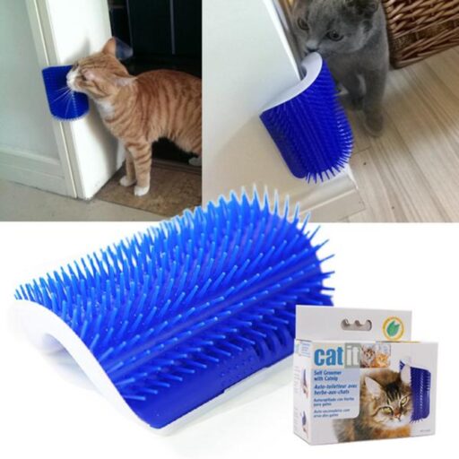 Self Wall Grooming Massage Brush for Cats