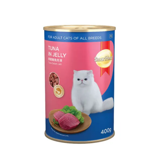 SmartHeart Cat Canned Food – Tuna in Jelly (400g)
